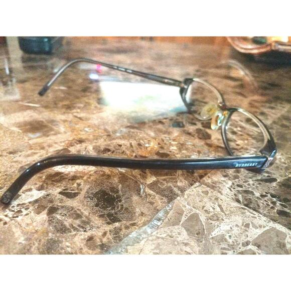 Burberry Eyeglass Frames B8465 Brown Plastic Full Rim Rectangular 50[]16-135 - Picture 5 of 7